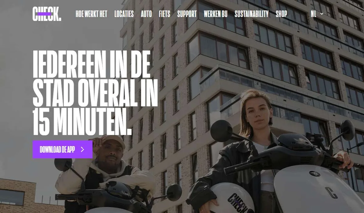 Schermafbeelding van het Check referralprogramma